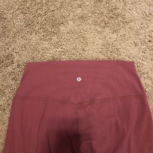 Dusty Rose Lululemon leggings
